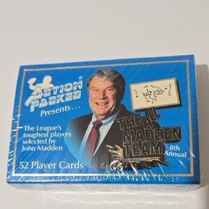 NOS 1992 Action Packed 8th Annual The All Madden Team, The Toughest Players